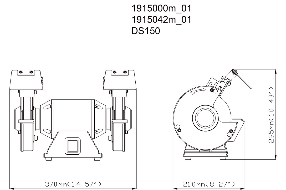 چرخ سنباده متابو metabo مدل DS150